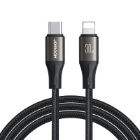  USB kabelis Joyroom SA25-CL3 USB-C to Lightning 30W 1.2m black 